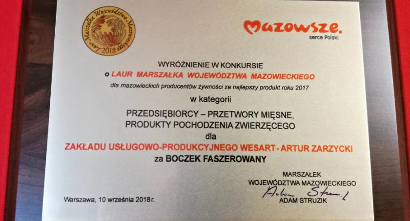 Boczek ze Skołatowa i ser z Raciąża nagrodzone