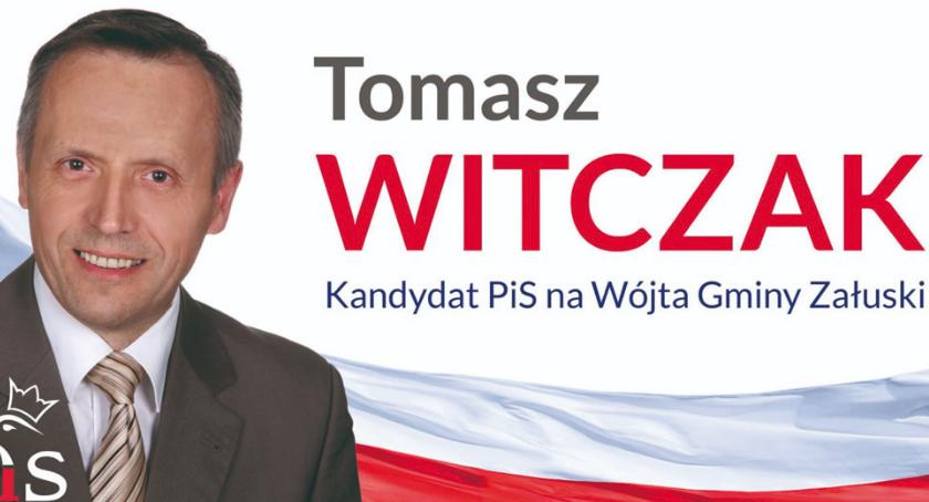 Tomasz Witczak kandydatem PiS na wójta gminy Załuski
