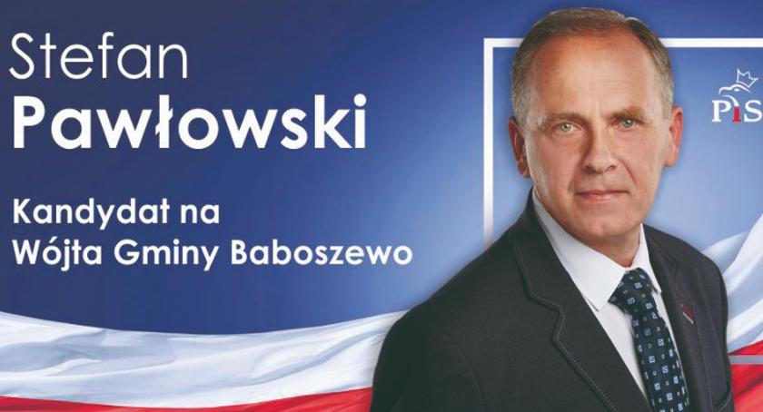 Stefan Pawłowski kandydatem PiS na wójta gminy Baboszewo