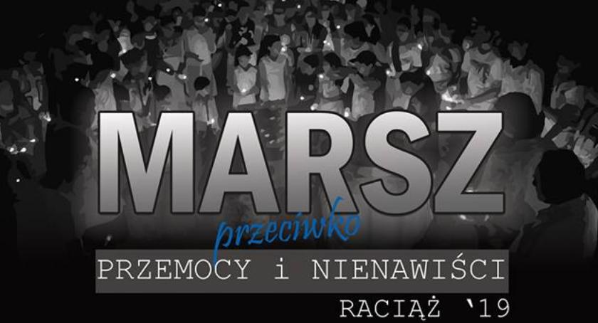 Przeciwko przemocy i nienawiści - marsz w Raciążu