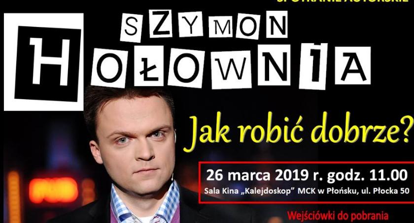 Biblioteka zaprasza na spotkanie z Szymonem Hołownią