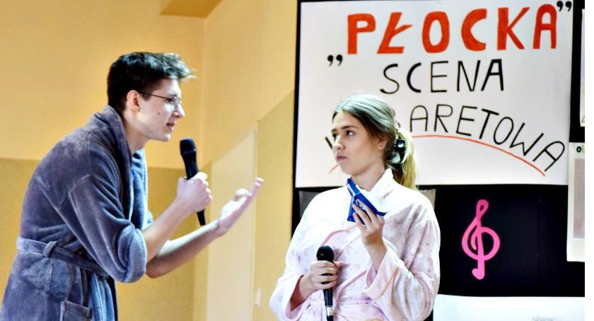 Scena „Płocka” - w skeczu: Aleksandra Rybicka i Piotr Załęcki