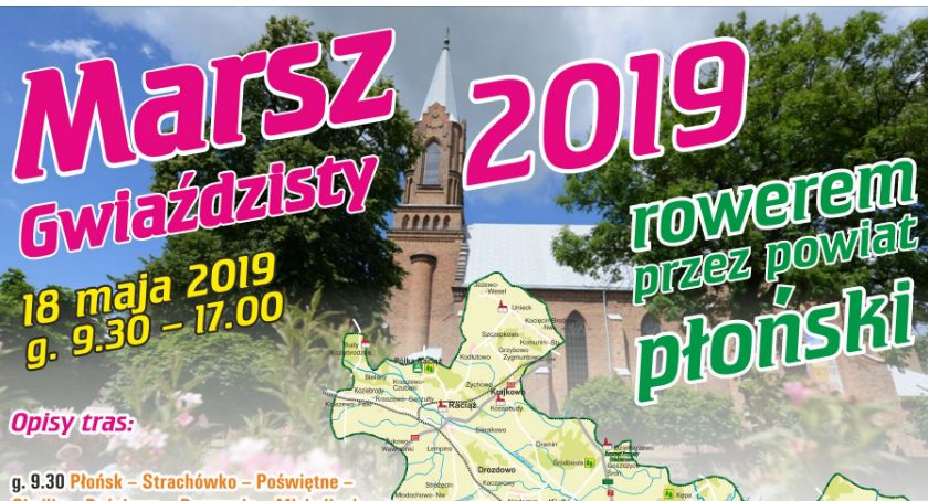 Marsz Gwiaździsty 2019 - trzy trasy w trzech gminach 