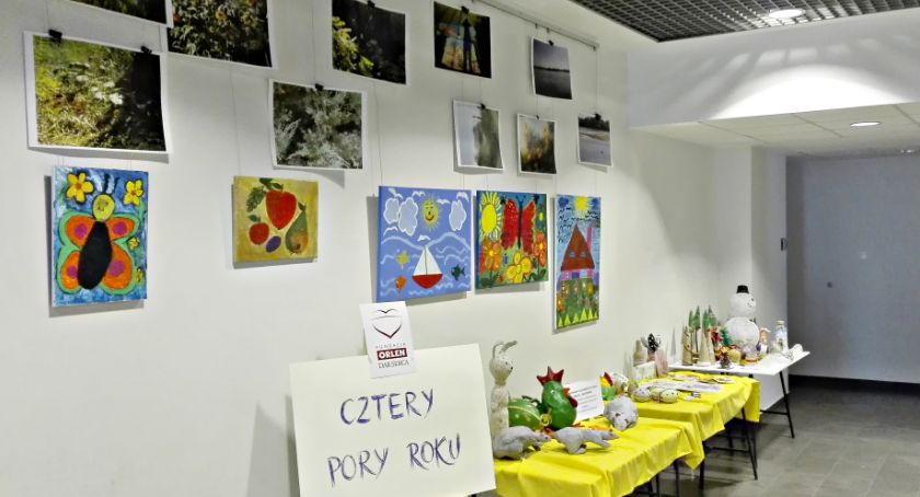 Cztery pory roku uczniów SOSW Płońsk na wystawie w MCK