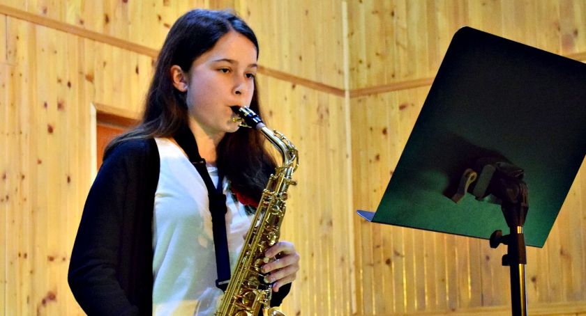 Koncertowali w muzycznej - na saksofonie Kinga Ziółkowska