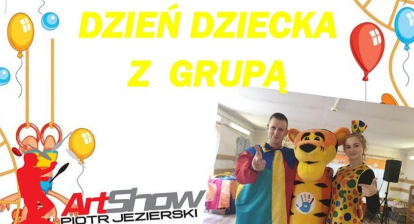 Dzień Dziecka przy fontannie