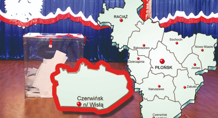 W gminie Czerwińsk PiS - 70,90 %; KE - 17,05 %