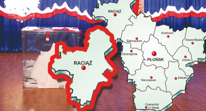W gminie Raciąż PiS - 72,85 %; KE - 16,89 %