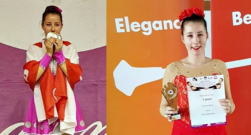 Aleksandra Zuba na mażoretkowych mistrzostwach Europy