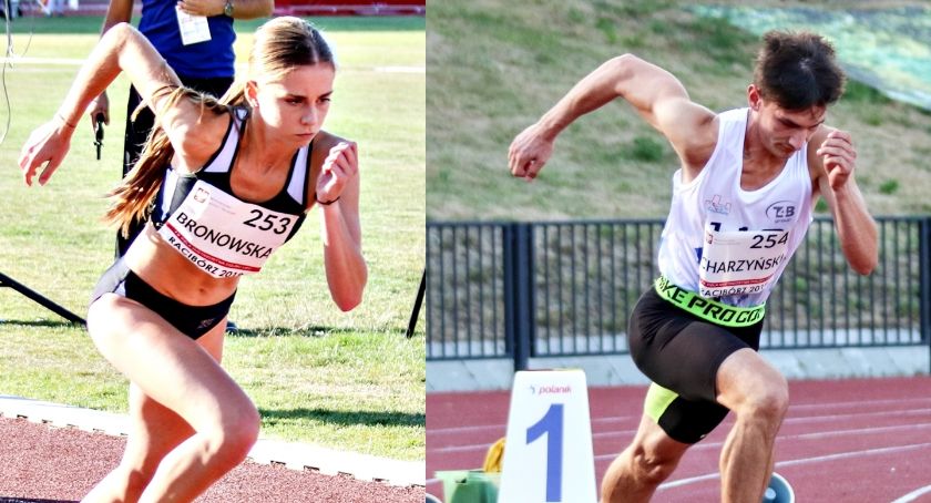 Lekkoatletyczne medale płońszczan w mistrzostwach Polski juniorów - złota Bronowska, srebrny Charzyński
