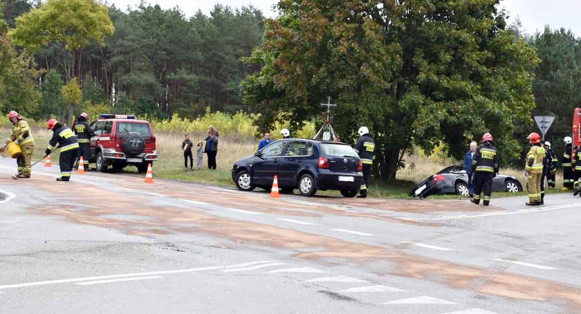Groźnie na skrzyżowaniu w Bolęcinie