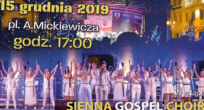 Świątecznie - z koncertem Sienna Gospel Choir - w Raciążu 