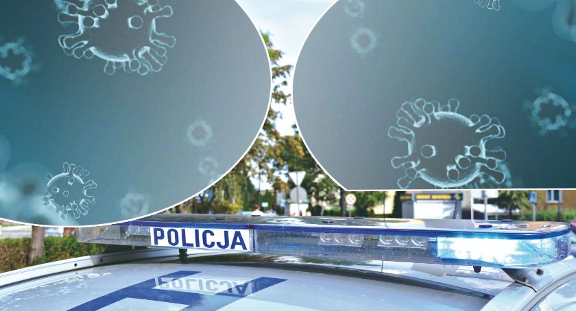Płońska policja podejmuje interwencje w sprawie łamania epidemiologicznych przepisów