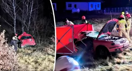 Tragicznie na drodze Stare Gumino - Zaborowo