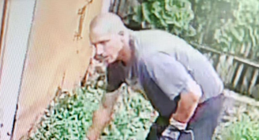 Policja poszukuje włamywacza