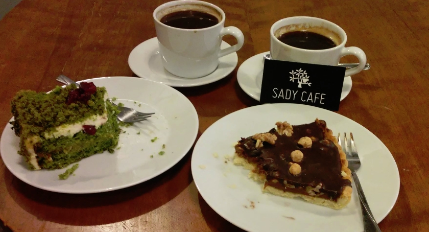 SADY CAFE nowe miejsce na Żoliborzu.