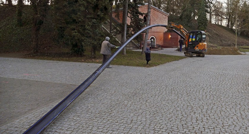 Park Żeromskiego i przewiert sterowany