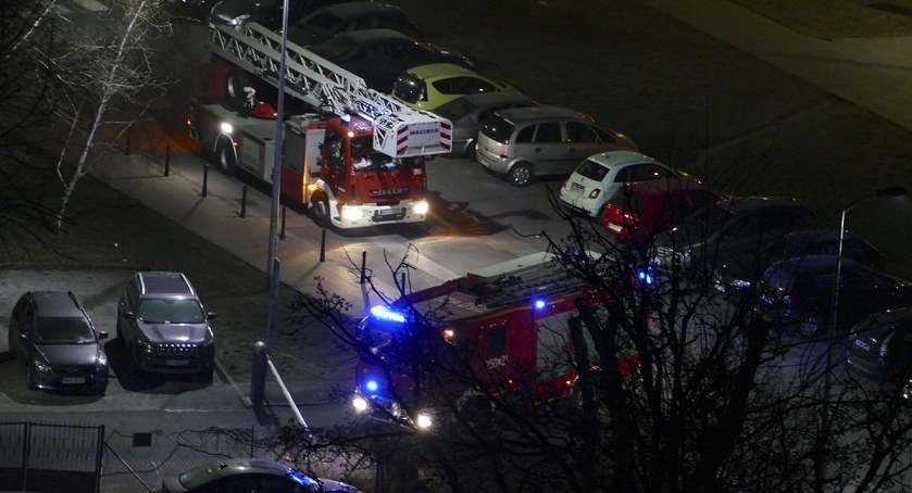 Akcja Straży Pożarnej na Marymoncie