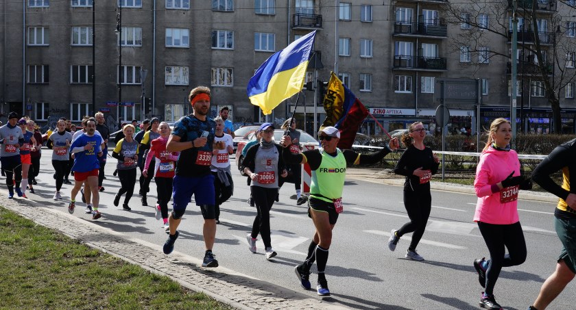 Bieg na piątkę na Placu Wilsona
