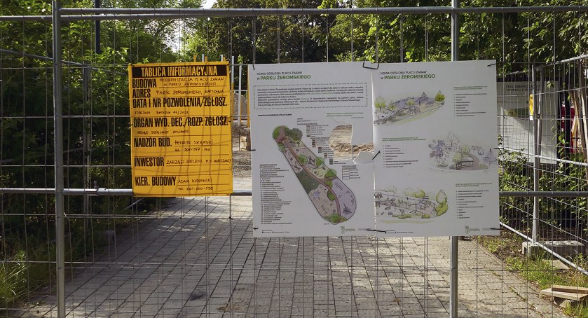 Plac zabaw w Parku Żeromskiego