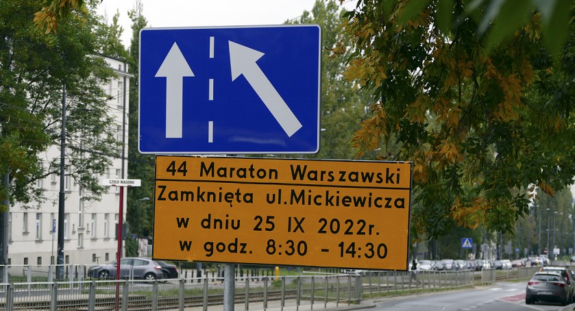 44 Maraton Warszawski i dwie ważne wiadomości dla mieszkańców