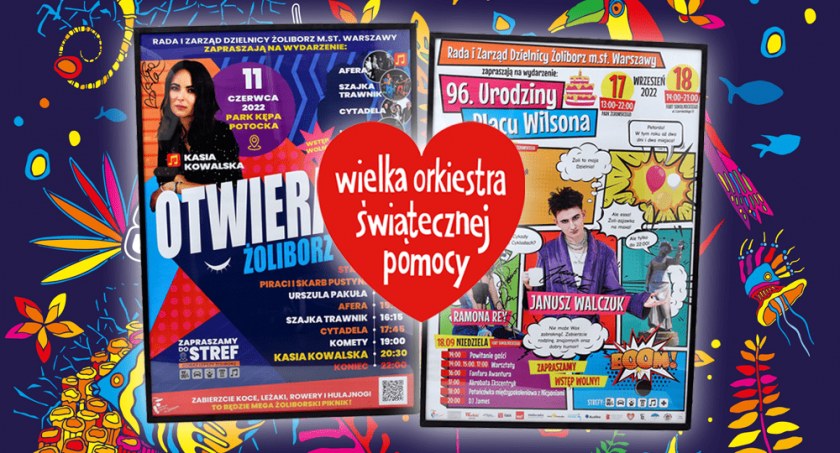 Urząd Dzielnicy Żoliborz gra z Orkiestrą Świątecznej Pomocy