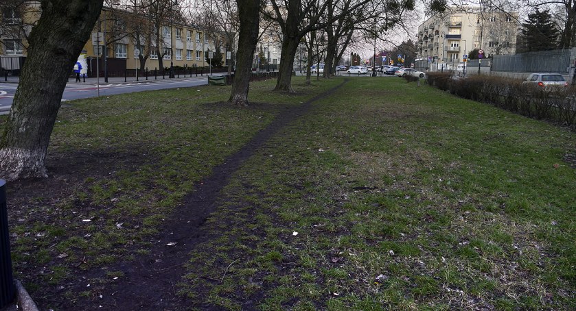 Ścieżka przy ulicy Krasińskiego