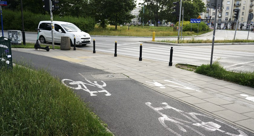 Ścieżki rowerowe i przejścia dla pieszych