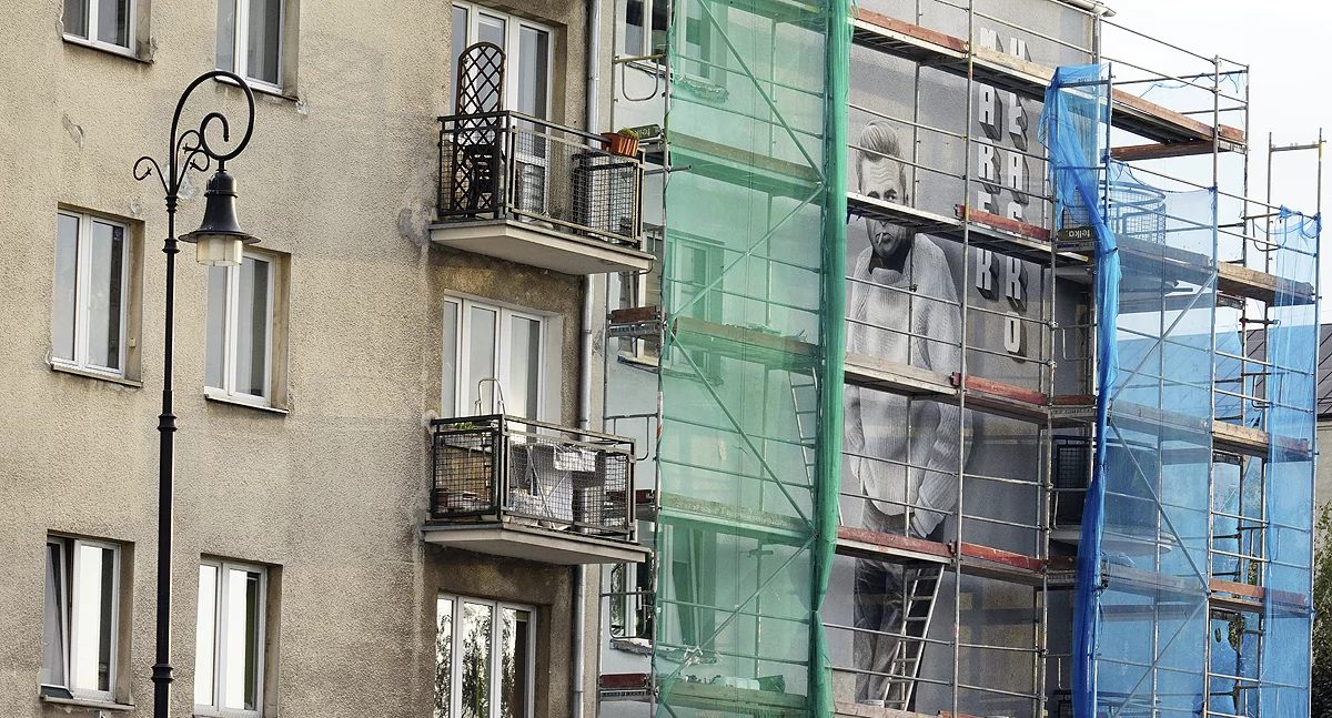 Nowy mural przy Placu Wilsona