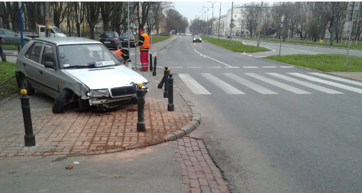 Niebezpieczne przejście przez Mickiewicza
