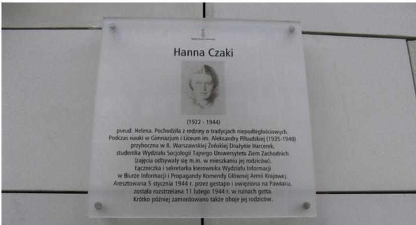 Rocznica śmierci Hanki Czaki