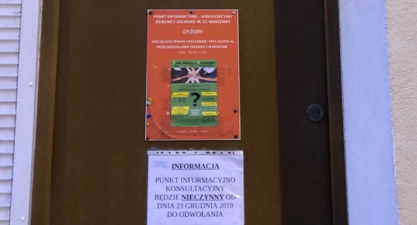 Punkt informacyjno-konsultacyjny nieczynny
