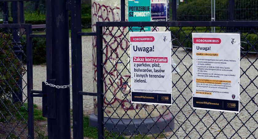 Zamknięty Park Żeromskiego i Prochownia