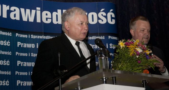 Kaczyński w Kinie Wisła