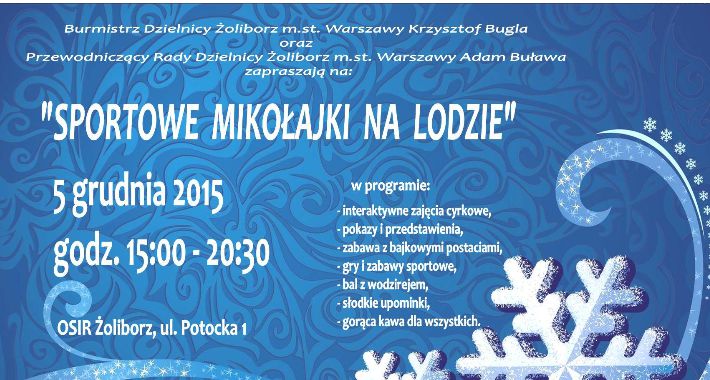 Sportowe Mikołajki na lodzie