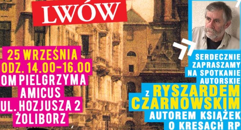 Zaproszenie na spotkanie z autorem książek o kresach