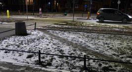 Przejście dla pieszych przy ulicy Słowackiego