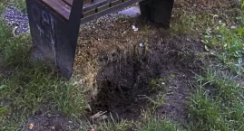 Dziwne dziury na osiedlu Marymont Potok
