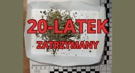 Marihuana na parapecie. 20-latek w rękach policji
