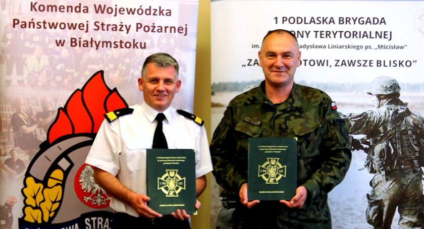 Terytorialsi i strażacy podpisali porozumienie o współpracy