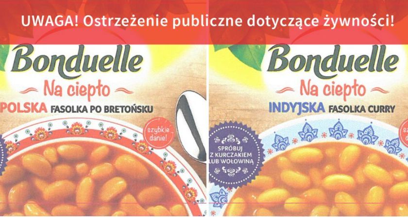 GIS wycofał dwa rodzaje znanej fasolki