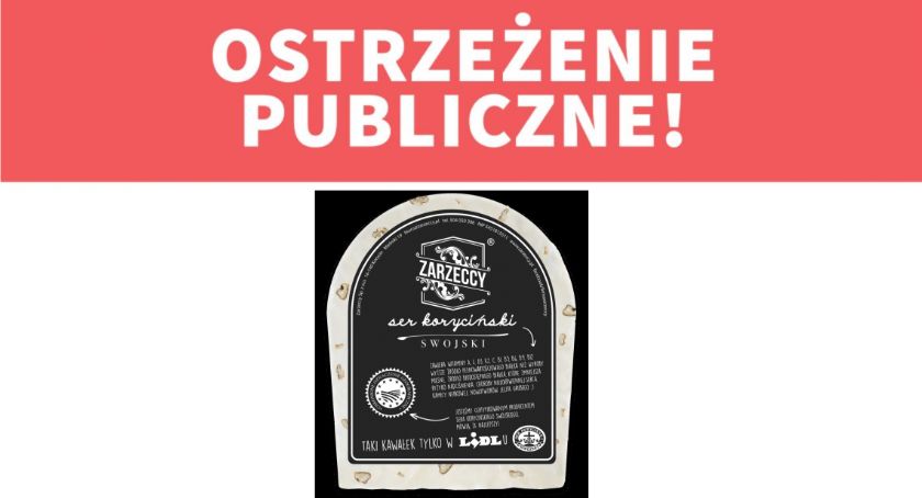 Ser koryciński swojski wycofany z obrotu