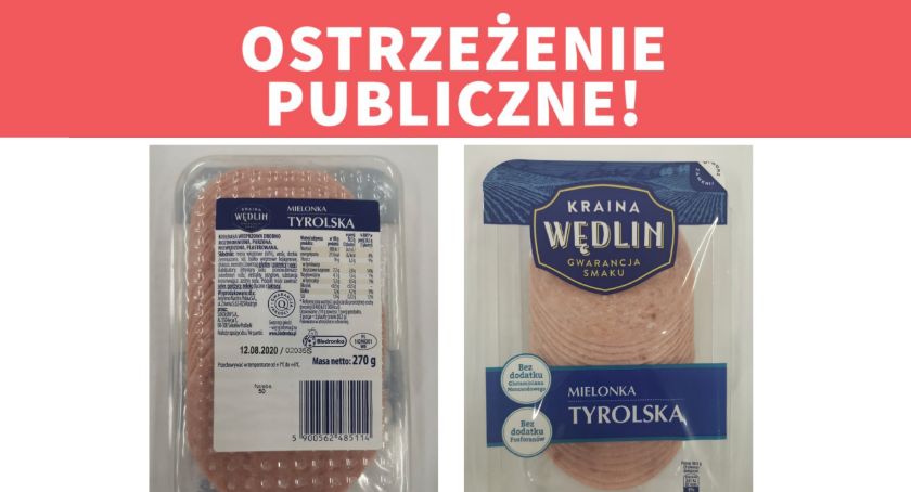 GIS wycofuje jedną partię mielonki tyrolskiej