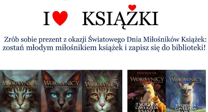 9 sierpnia obchodzimy Światowy Dzień Miłośników Książki. Zrób sobie prezent i zapisz się do biblioteki