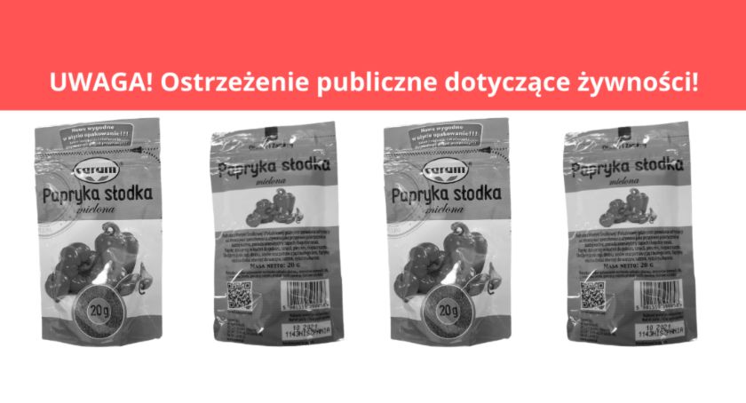 W jednej partii papryki mielonej wykryto obecność Salmonelli