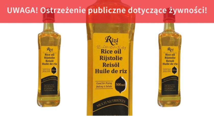 GIS: estry glicydowe w oleju powyżej normy. Partia produktu wycofana z obrotu