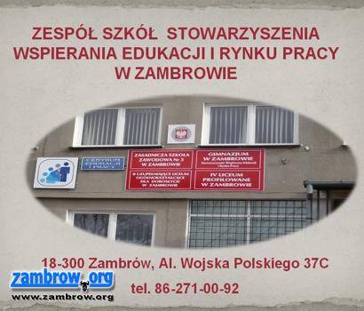 Rekrutacja do ZS SWEiRP w Zambrowie