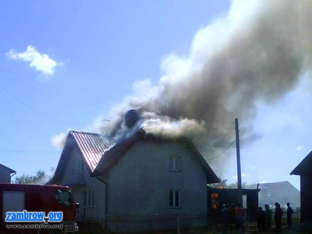 Pożar dwóch domów w Osowcu