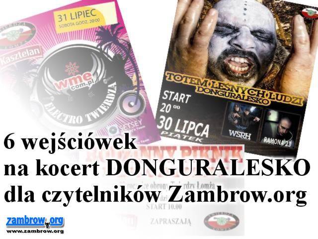 Wejściówki na DonGuralEsko dla czytelników Zambrow.org