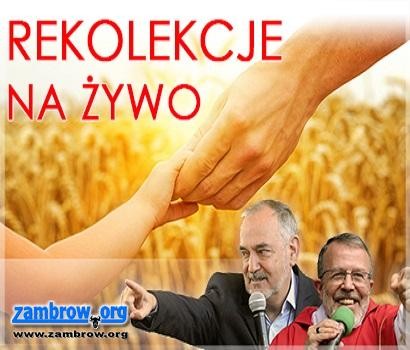 Ostatni dzień rekolekcji z o. Antonello i o. Enrique w Zambrowie! Zobacz transmisję NA ŻYWO!